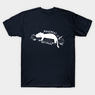 Movement is optional (white) T-Shirt